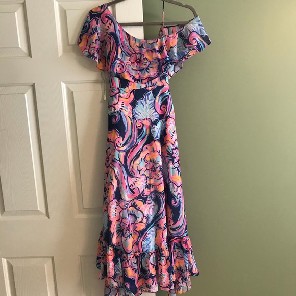 NWT Lilly Pulitzer Marianna Wrap Dress XXS - Picture 3 of 6